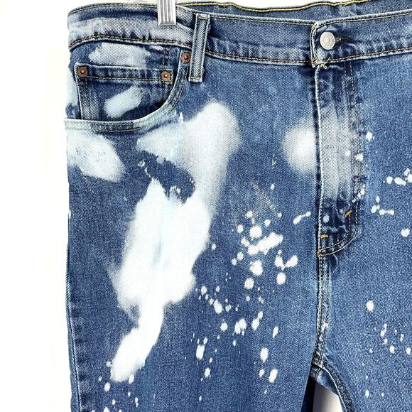 Levi's 541 Athletic Tapered Fit Jeans Men's 40x32 Bleached - Picture 12 of 16